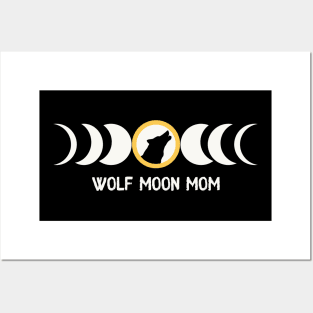 Wolf Moon Mom Posters and Art